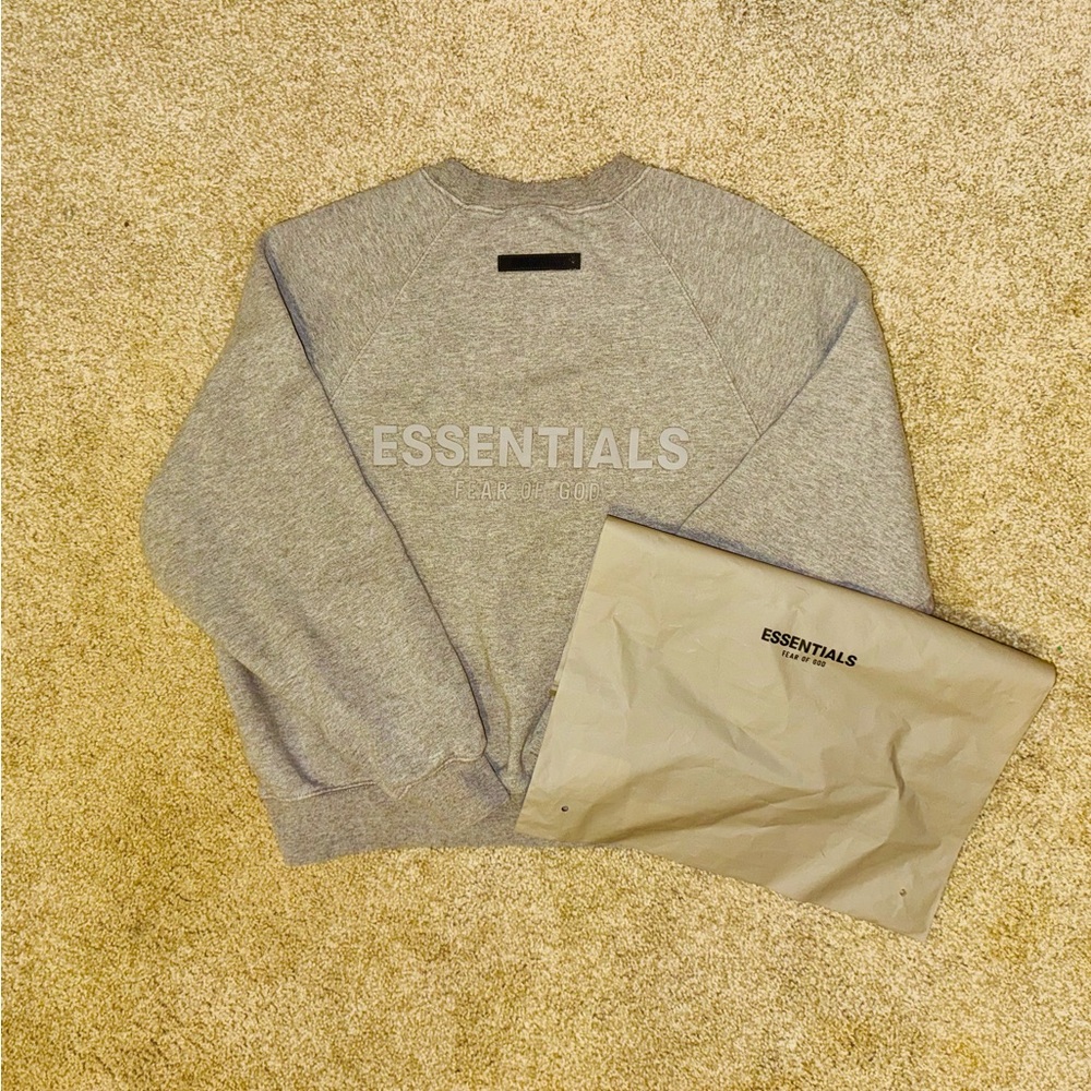 Fear of God Essentials Gray Men's Sweater